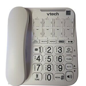 Vtech Cordless Phone With Answering Machine Big Numbers Elder Sight